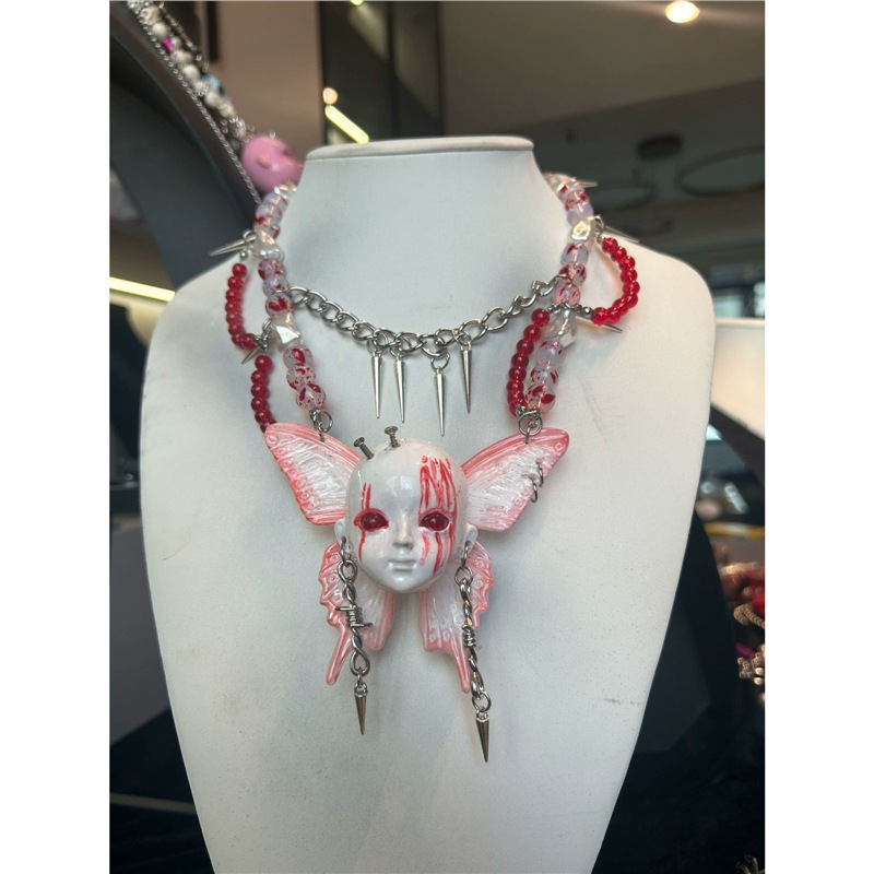 Men Accessories Neck Chain - 2026 Yeni Punk Kolye Deri Gerdanlık