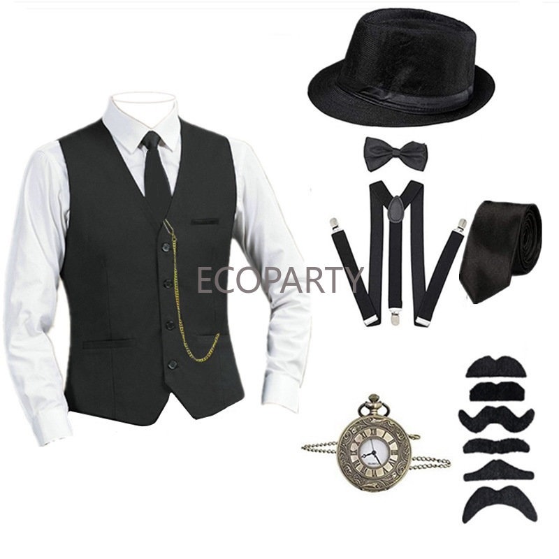 1920'ler Erkek Great Gatsby Ga - Men'S Accessories In The 1920S incelemesi ve fiyatı