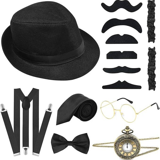 Erkekler 1920'ler Gatsby Kostü - Men'S Accessories In The 1920S incelemesi ve fiyatı